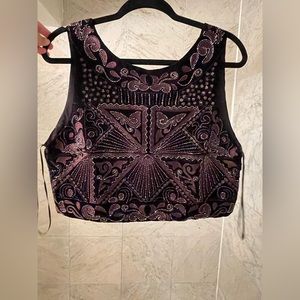 Embellished zara top- never worn